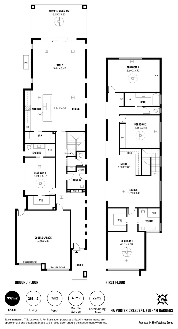 Floorplan of Homely house listing, 4A Porter Crescent, Fulham Gardens SA 5024