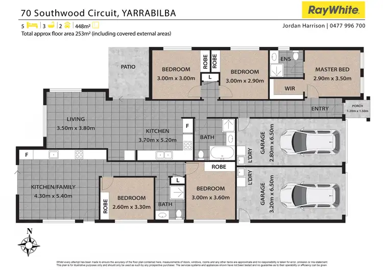 Floorplan of Homely house listing, 70 Southwood Circuit, Yarrabilba QLD 4207