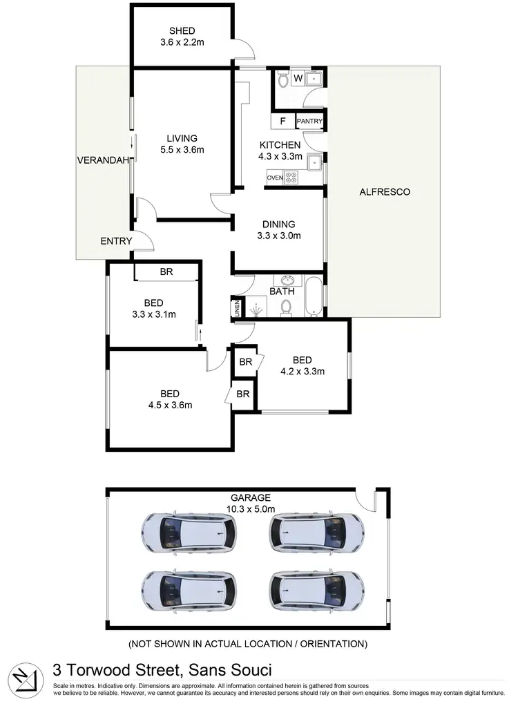Floorplan of Homely house listing, 3 Torwood Street, Sans Souci NSW 2219