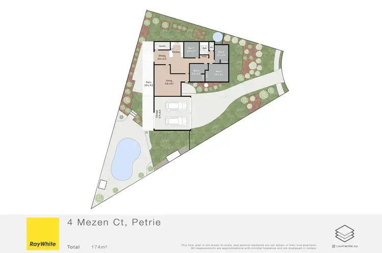 Floorplan of Homely house listing, 4 Mezen Court, Petrie QLD 4502
