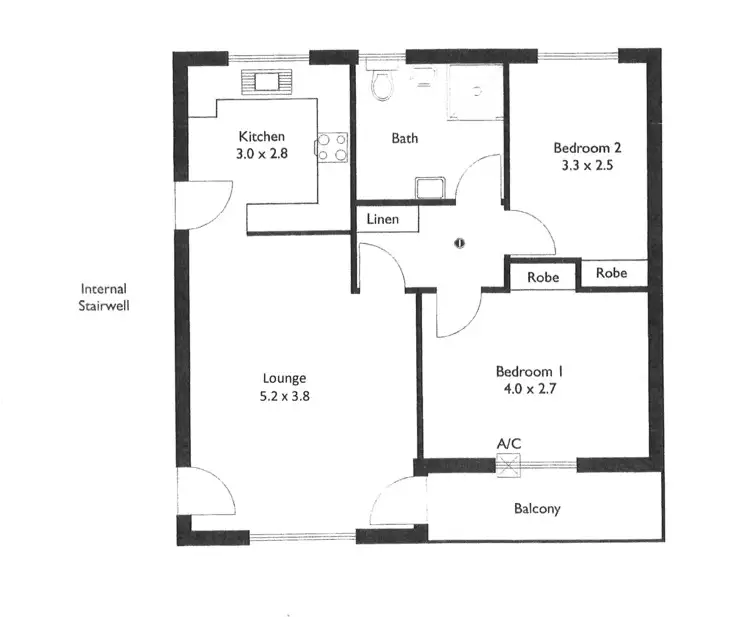 Floorplan of Homely unit listing, 5/4 Collyer Court, Linden Park SA 5065