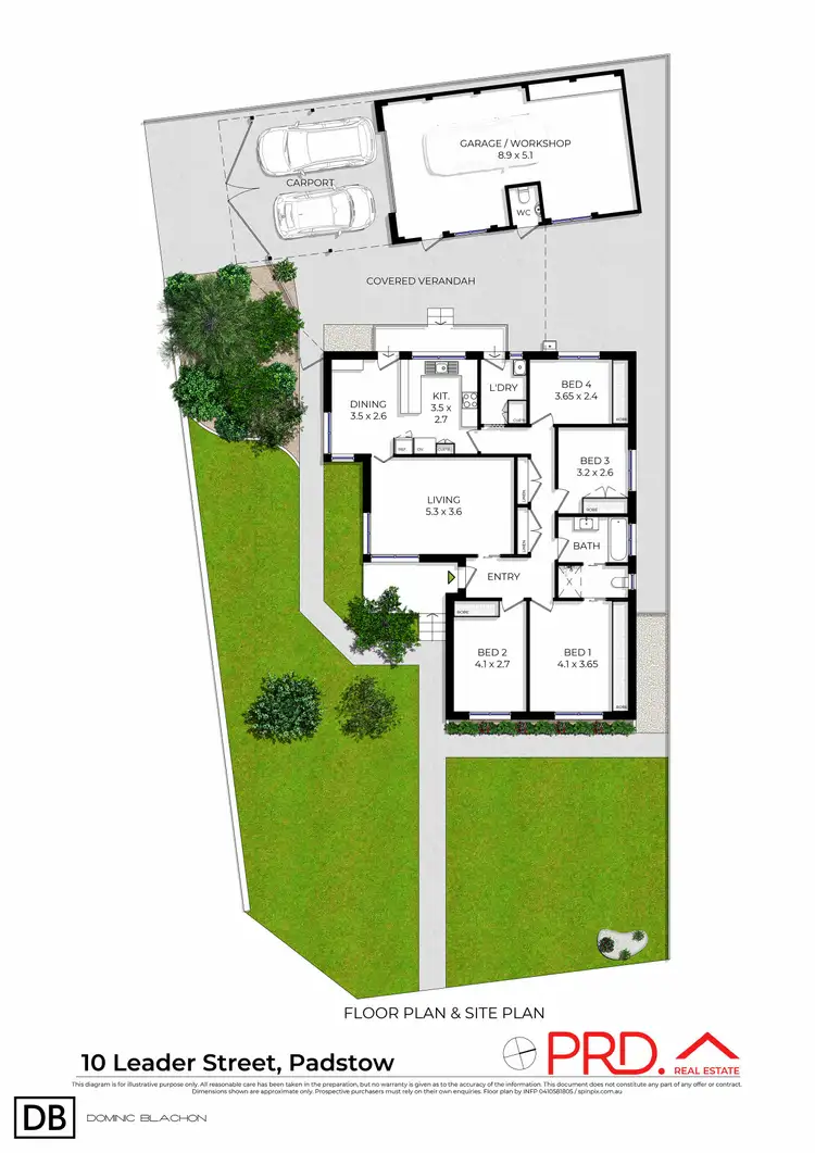 Floorplan of Homely house listing, 10 Leader Street, Padstow NSW 2211