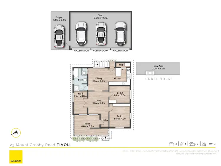 Floorplan of Homely house listing, 23 Mount Crosby Road, Tivoli QLD 4305
