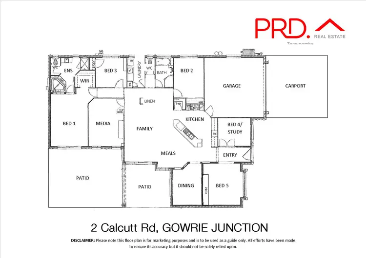 Floorplan of Homely house listing, 2 Calcutt Road, Gowrie Junction QLD 4352