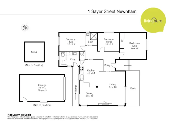 Floorplan of Homely house listing, 1 Sayer Street, Newnham TAS 7248