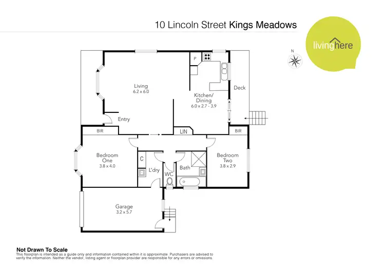 Floorplan of Homely house listing, 10 Lincoln Street, Kings Meadows TAS 7249