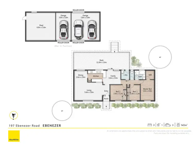 Floorplan of Homely rural property listing, 197-207 Ebenezer Road, Ebenezer QLD 4340