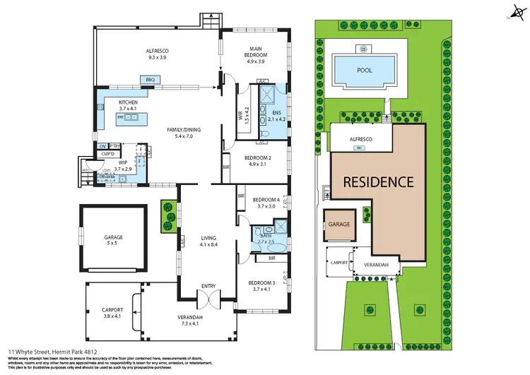 Floorplan of Homely house listing, 11 Whyte Street, Hermit Park QLD 4812