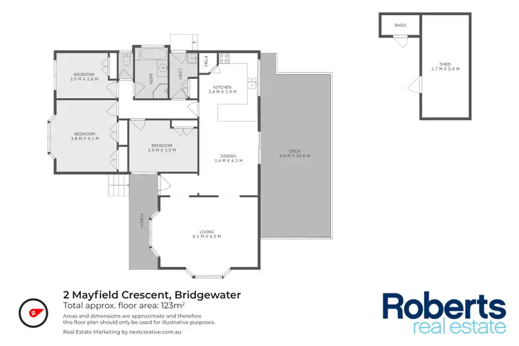 Floorplan of Homely house listing, 2 Mayfield Crescent, Bridgewater TAS 7030