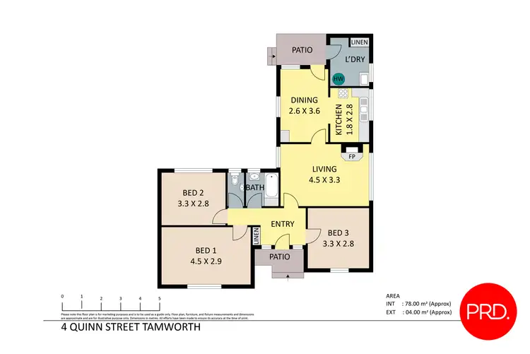 Floorplan of Homely house listing, 4 Quinn Street, Tamworth NSW 2340