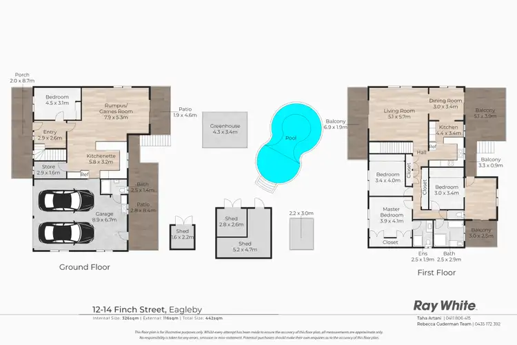 Floorplan of Homely house listing, 12-14 Finch Street, Eagleby QLD 4207