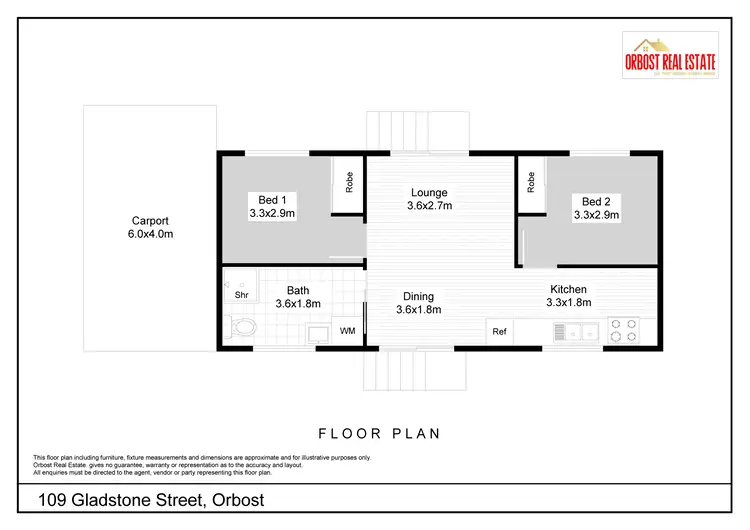 Floorplan of Homely house listing, LOT 4 - 109 Gladstone Street, Orbost VIC 3888