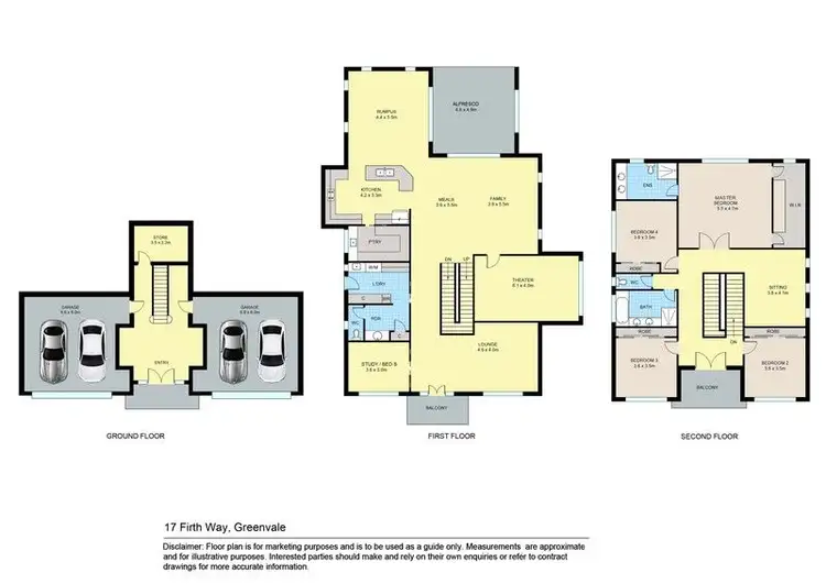 Floorplan of Homely house listing, 17 Firth Way, Greenvale VIC 3059