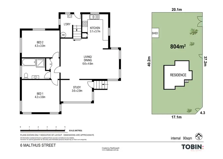 Floorplan of Homely house listing, 6 Malthus Street, Carina QLD 4152
