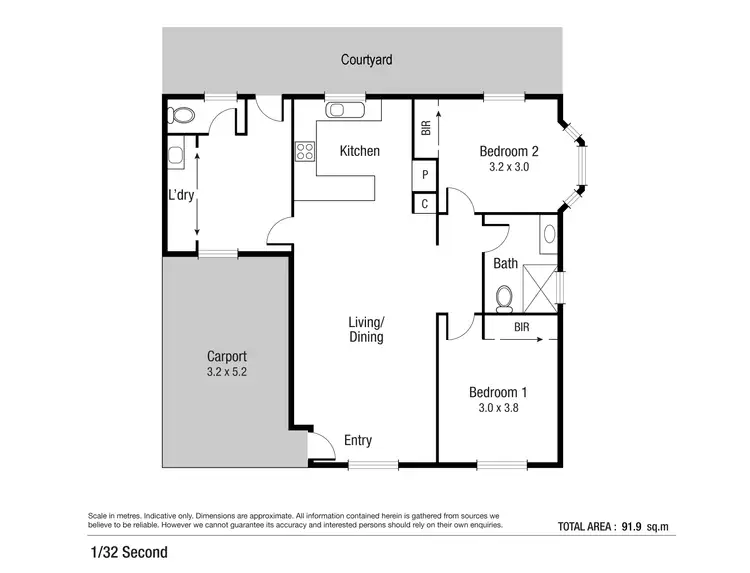 Floorplan of Homely house listing, 1/32-34 Second Street, Railway Estate QLD 4810