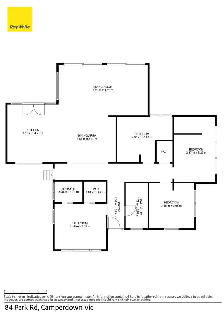 Floorplan of Homely rural property listing, 84 Park Road, Camperdown VIC 3260