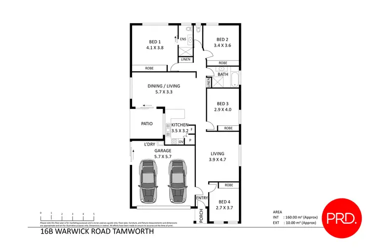 Floorplan of Homely house listing, 16B Warwick Road, Tamworth NSW 2340