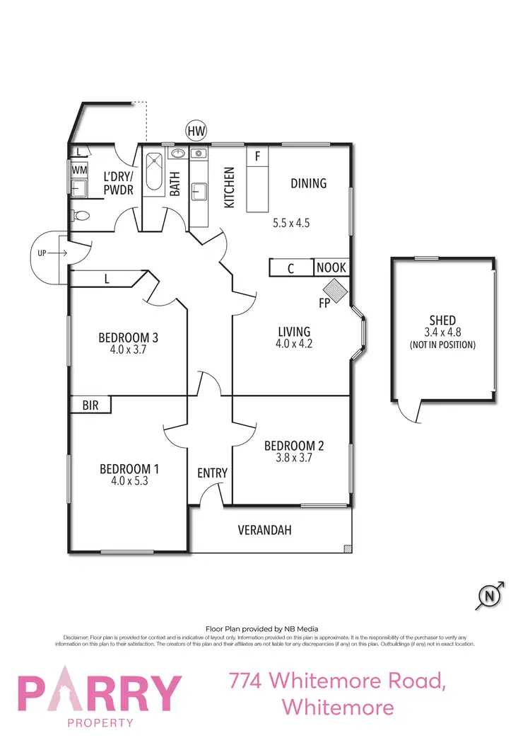 Floorplan of Homely house listing, 774 Whitemore Road, Whitemore TAS 7303