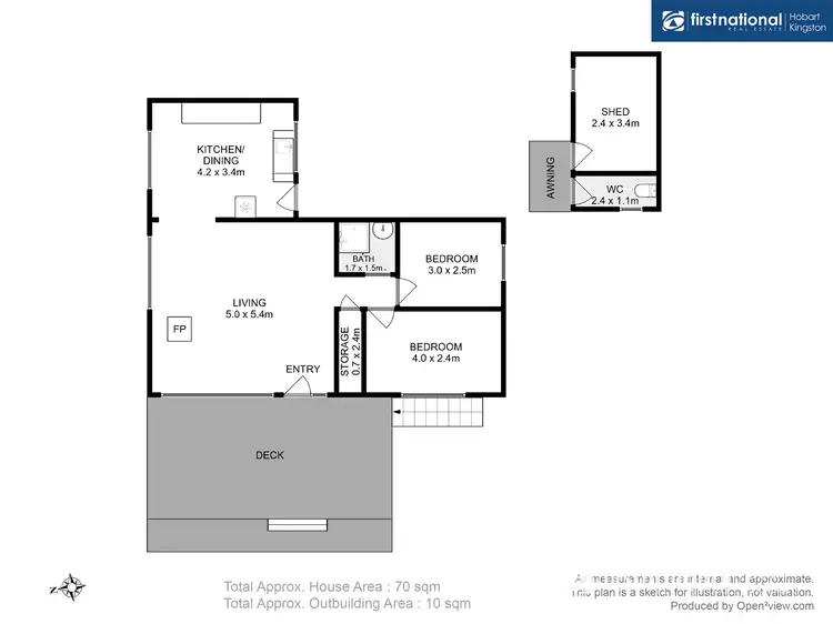 Floorplan of Homely house listing, 461 Killora Road, Killora TAS 7150