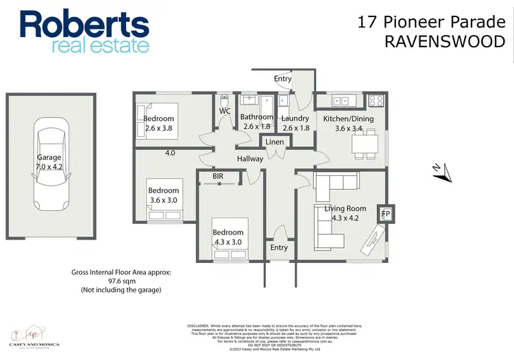 Floorplan of Homely house listing, 17 Pioneer Parade, Ravenswood TAS 7250