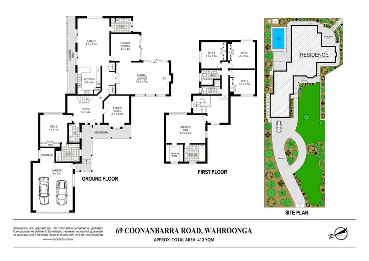 Floorplan of Homely house listing, 69 Coonanbarra Road, Wahroonga NSW 2076