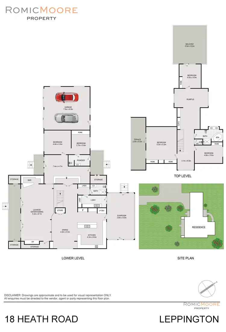 Floorplan of Homely house listing, 18 Heath Road, Leppington NSW 2179
