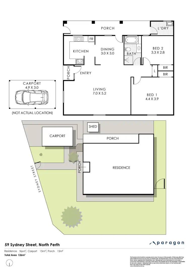 Floorplan of Homely house listing, 59 Sydney Street, North Perth WA 6006