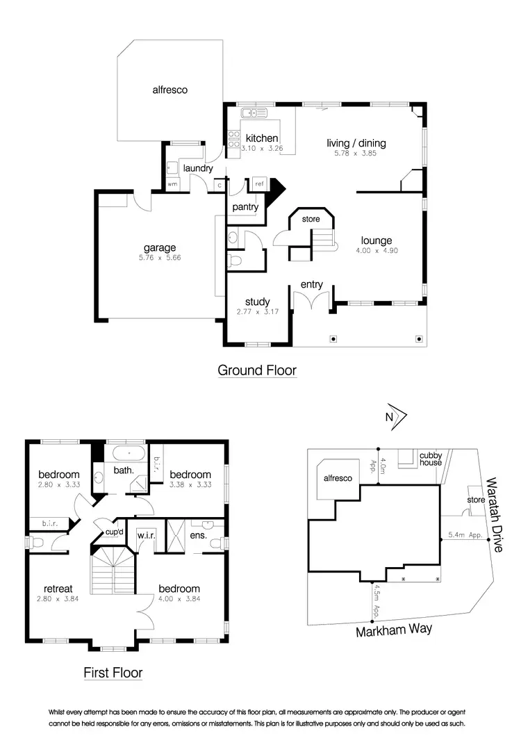 Floorplan of Homely townhouse listing, 37 Markham Way, Altona Meadows VIC 3028