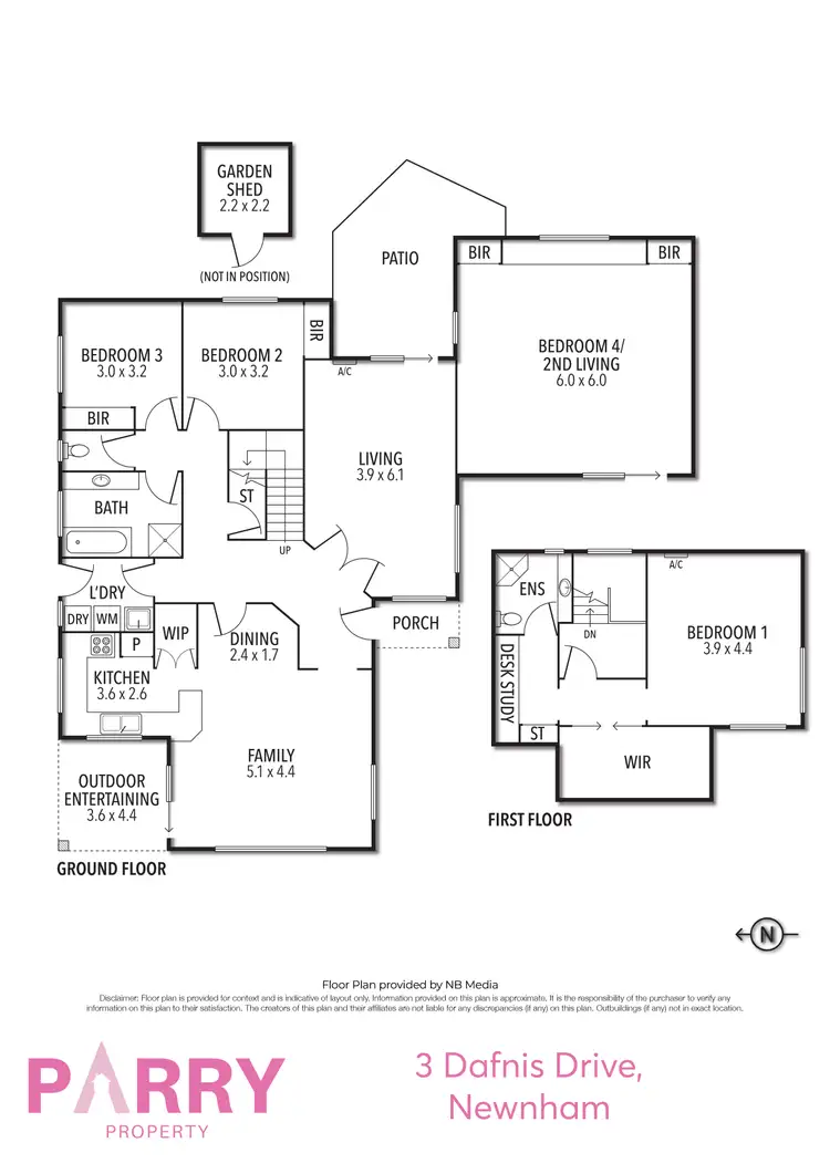 Floorplan of Homely house listing, 3 Dafnis Drive, Newnham TAS 7248