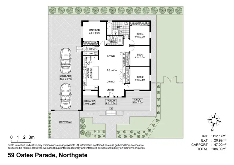 Floorplan of Homely house listing, 59 Oates Parade, Northgate QLD 4013