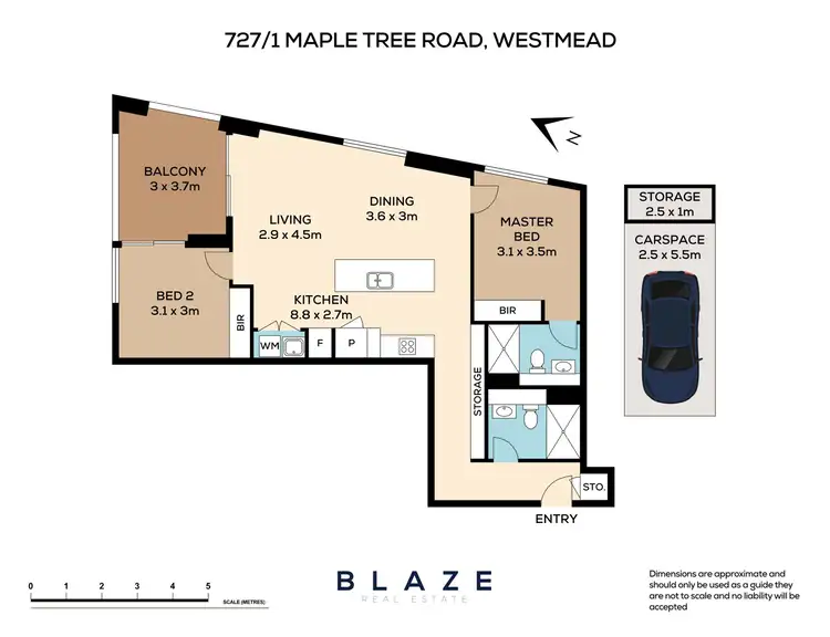 Floorplan of Homely apartment listing, 727/1 Maple Tree Road, Westmead NSW 2145