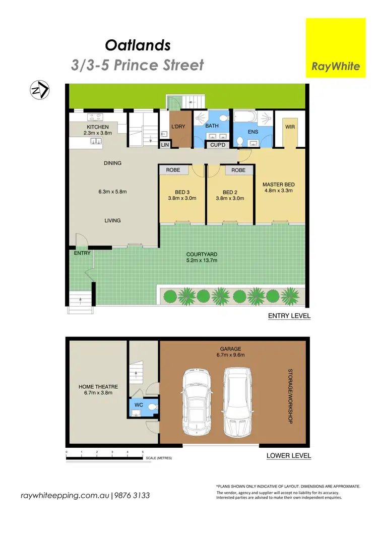 Floorplan of Homely villa listing, 3/3 Prince Street, Oatlands NSW 2117