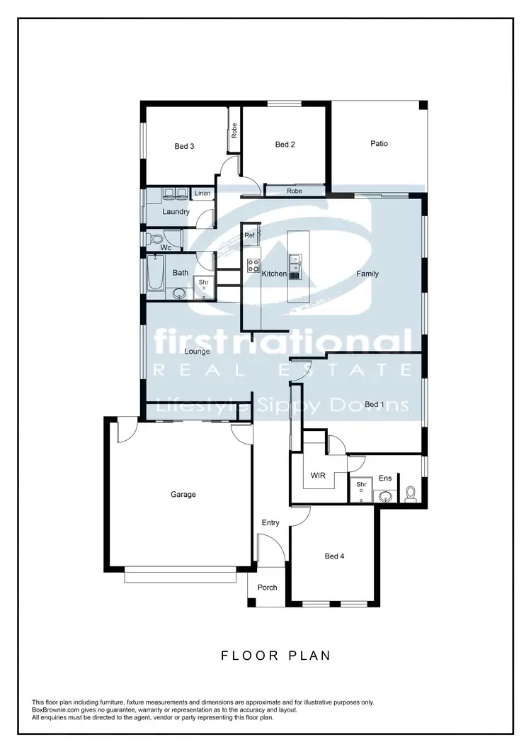 Floorplan of Homely house listing, 5 Red Cedar Street, Sippy Downs QLD 4556