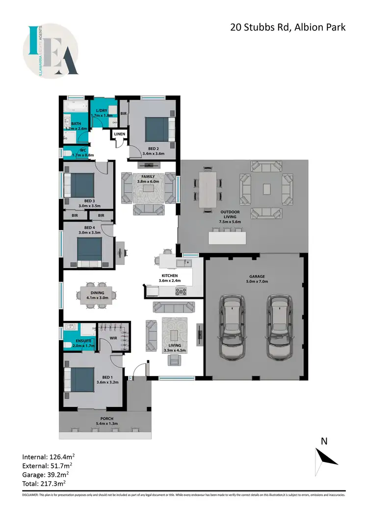 Floorplan of Homely house listing, 20 Stubbs Road, Albion Park NSW 2527