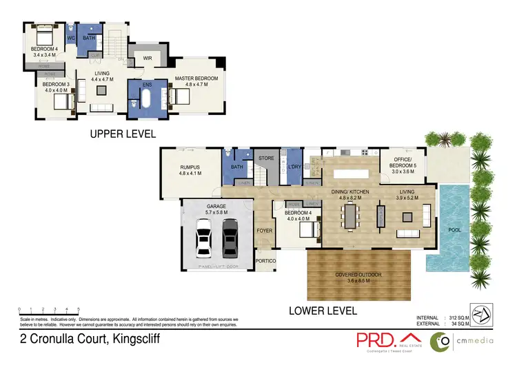 Floorplan of Homely house listing, 2 Cronulla Court, Kingscliff NSW 2487