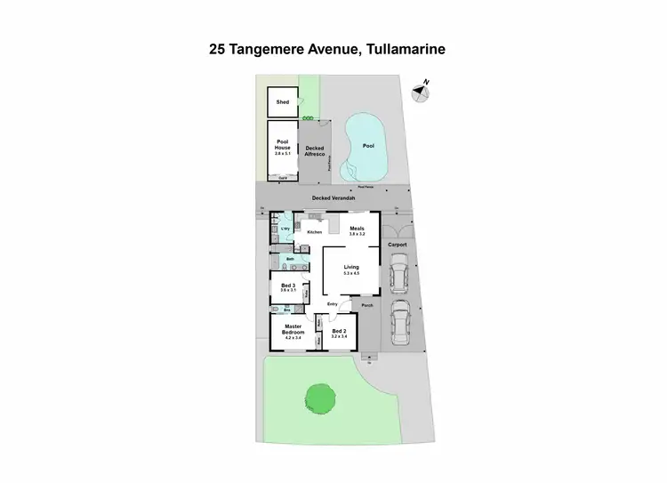 Floorplan of Homely house listing, 25 Tangemere Avenue, Tullamarine VIC 3043