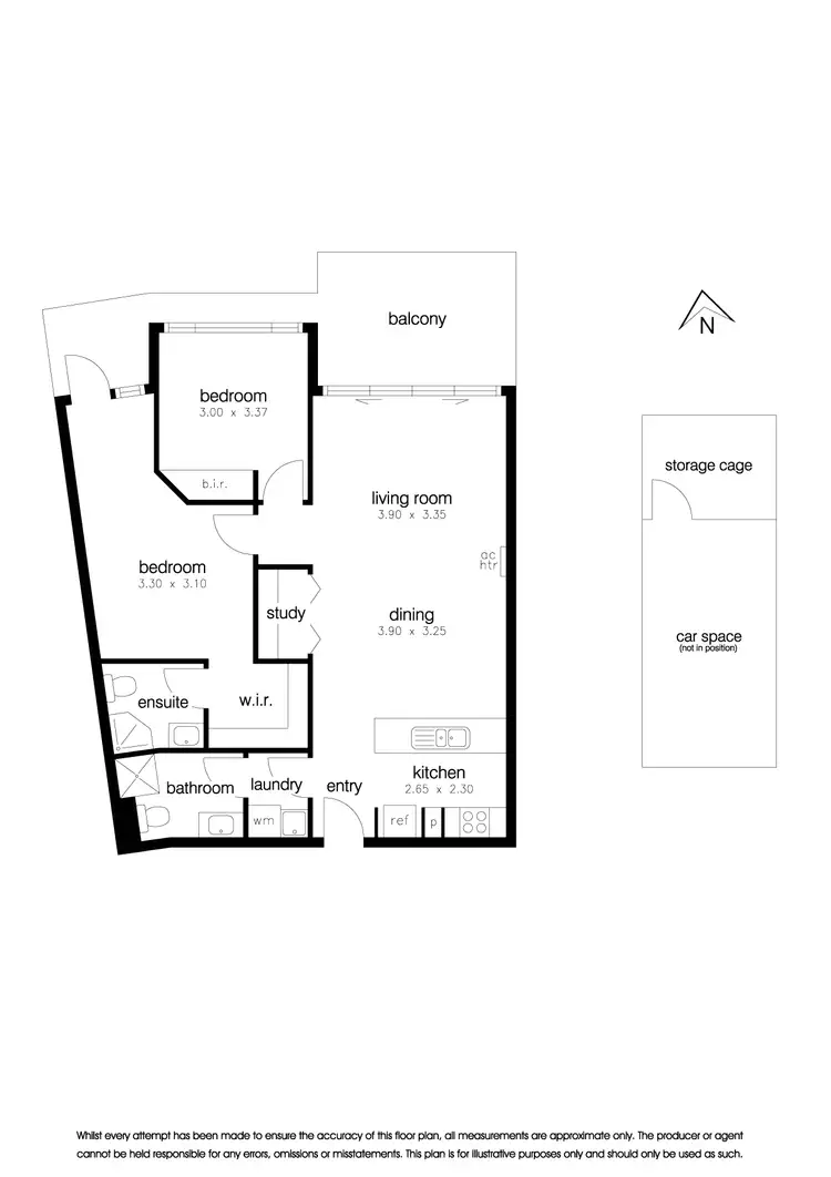 Floorplan of Homely unit listing, 218/390 Queen Street, Altona Meadows VIC 3028
