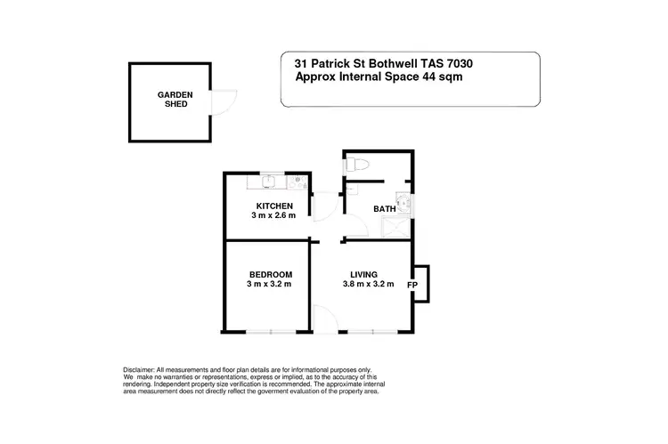 Floorplan of Homely house listing, 31 Patrick Street, Bothwell TAS 7030