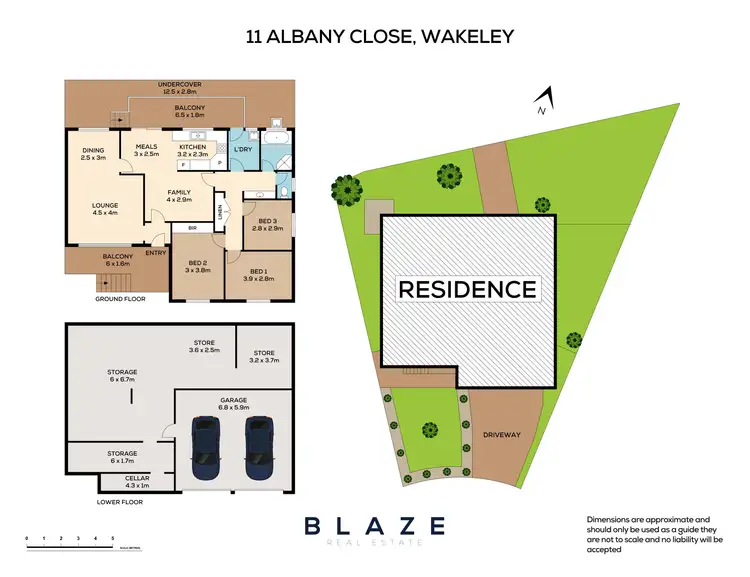 Floorplan of Homely house listing, 11 Albany Close, Wakeley NSW 2176