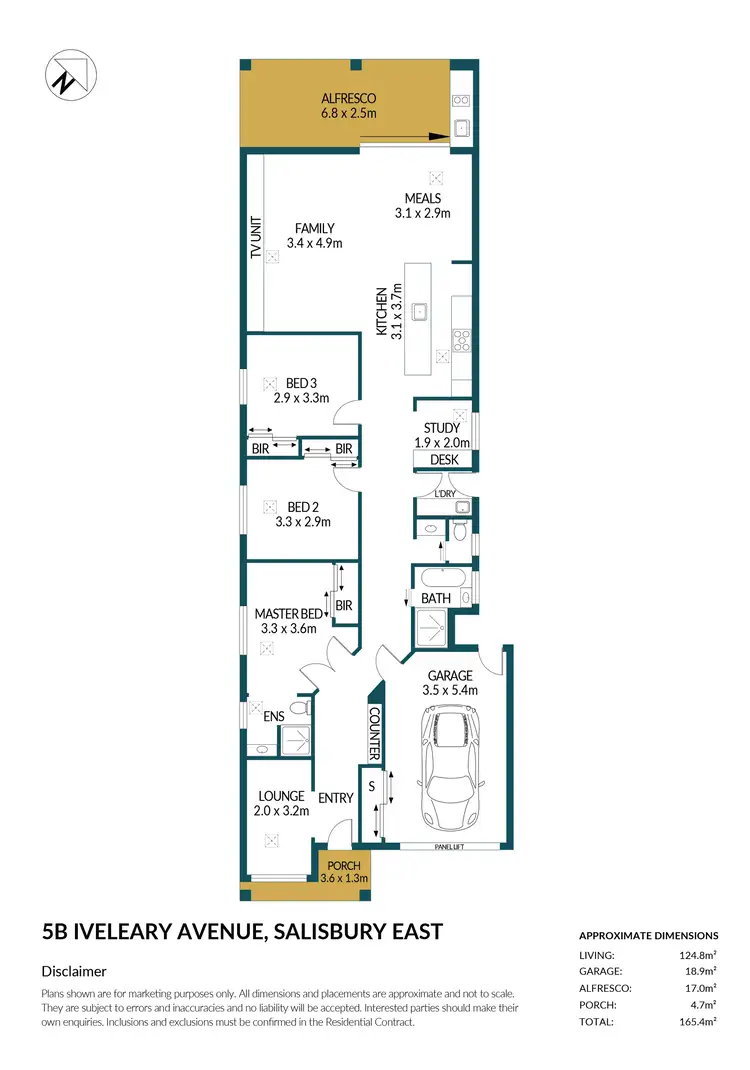 Floorplan of Homely house listing, 5b Iveleary Avenue, Salisbury East SA 5109