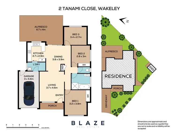 Floorplan of Homely house listing, 2 Tanami Close, Wakeley NSW 2176