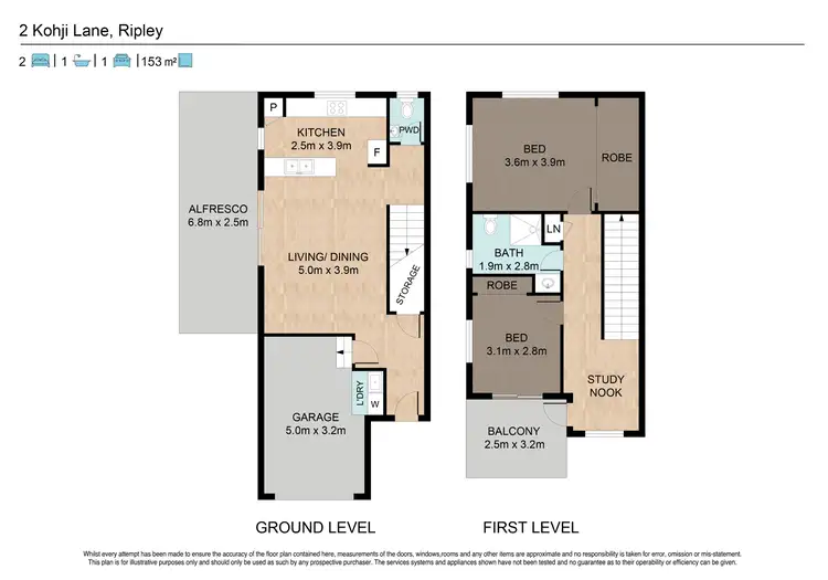 Floorplan of Homely house listing, 2 Kohji Lane, Ripley QLD 4306