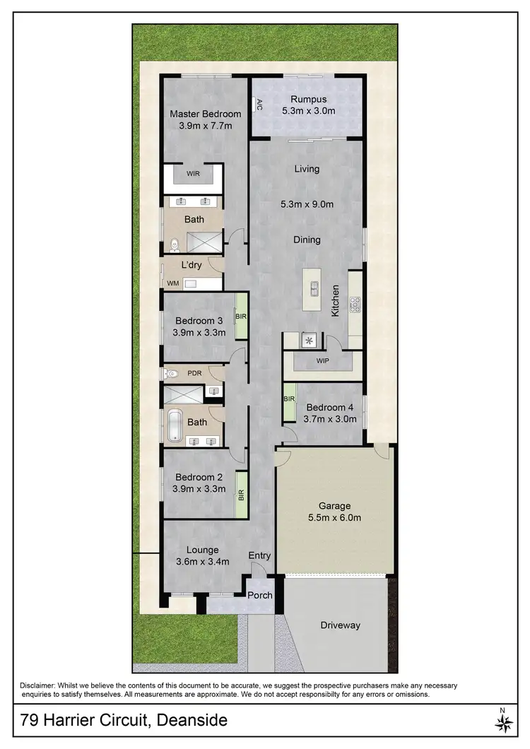 Floorplan of Homely house listing, 79 Harrier Circuit, Deanside VIC 3336
