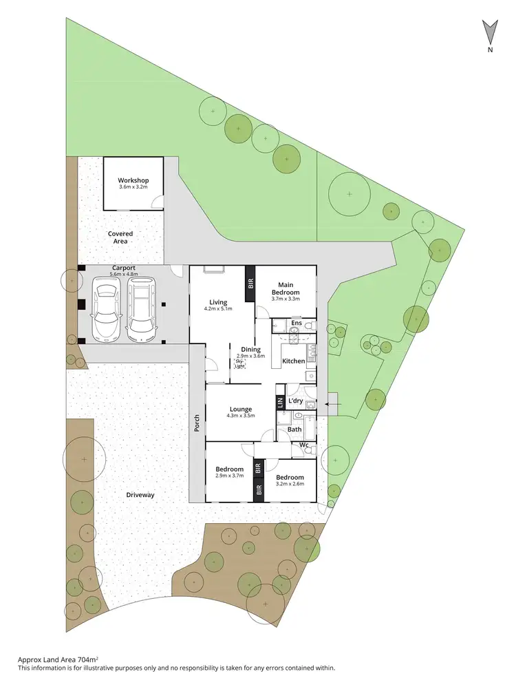 Floorplan of Homely house listing, 6 Niblett Court, Grovedale VIC 3216