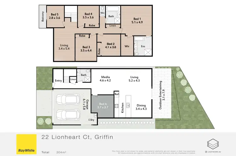 Floorplan of Homely house listing, 22 Lionheart Court, Griffin QLD 4503
