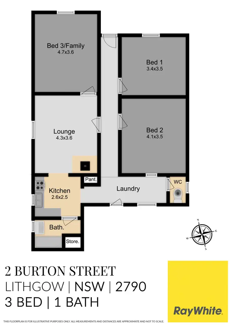 Floorplan of Homely house listing, 2 Burton Street, Lithgow NSW 2790