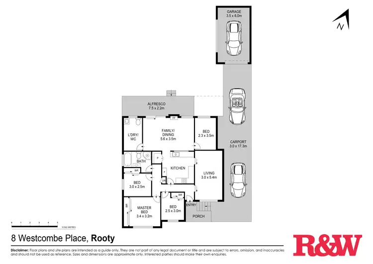 Floorplan of Homely house listing, 8 Westcombe Place, Rooty Hill NSW 2766