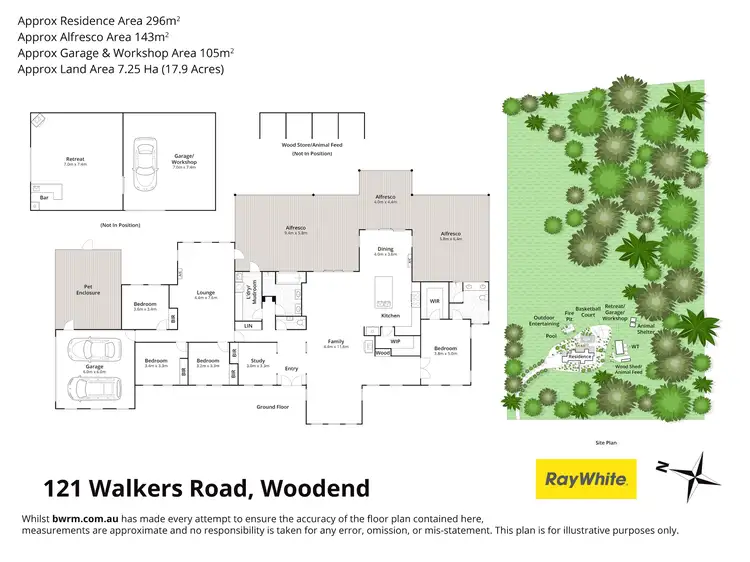 Floorplan of Homely house listing, 121 Walkers Road, Woodend VIC 3442
