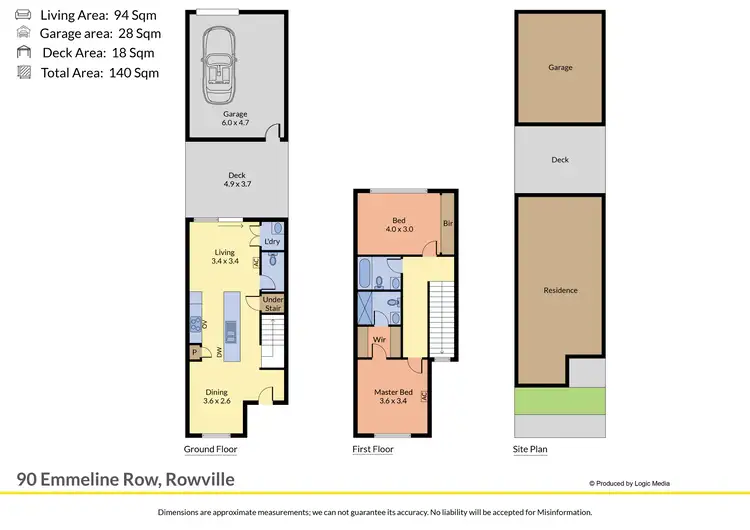 Floorplan of Homely house listing, 90 Emmeline Row, Rowville VIC 3178