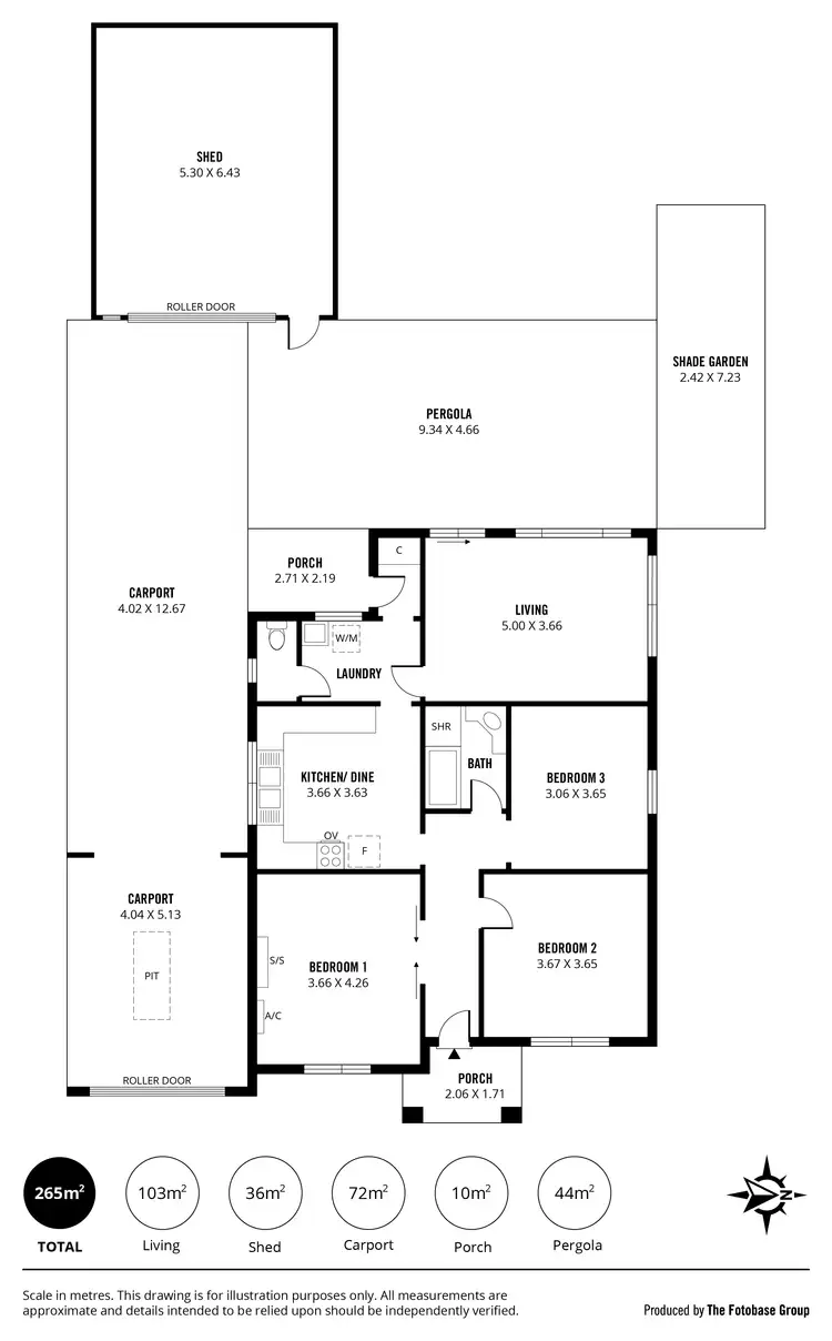 Floorplan of Homely house listing, 8 Commane Avenue, Seaton SA 5023